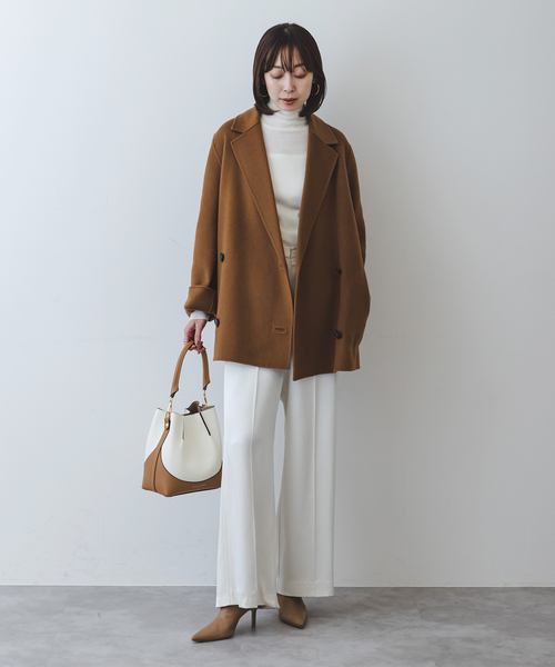 NOBLE（ノーブル） チェスターコート 38 キャメル レディース