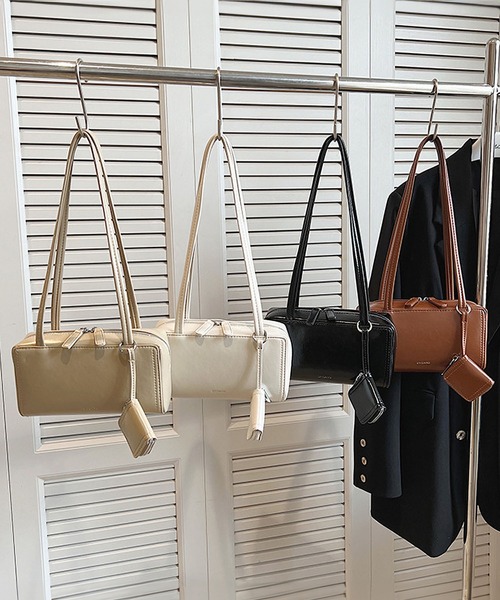 LA VORAGINE（ラ ヴォラジネ） ボストンバッグ ミニポーチ付き