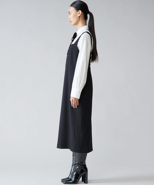 Tiara（ティアラ） ブラウス シャツ バイカラーリボンシャツブラウス