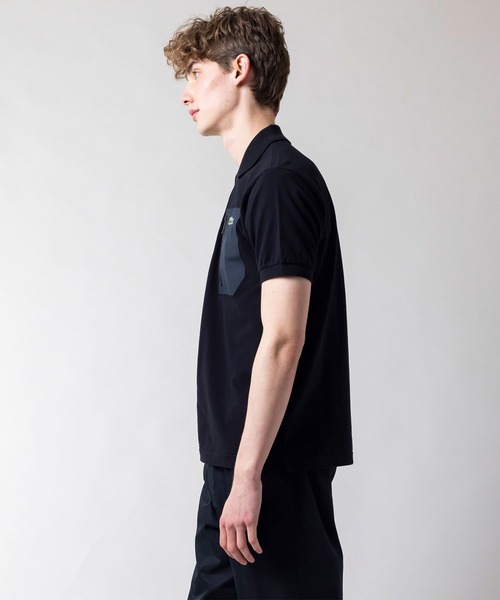 LACOSTE（ラコステ） 半袖ポロシャツ 3 ネイビー メンズ : ZOZOTOWN
