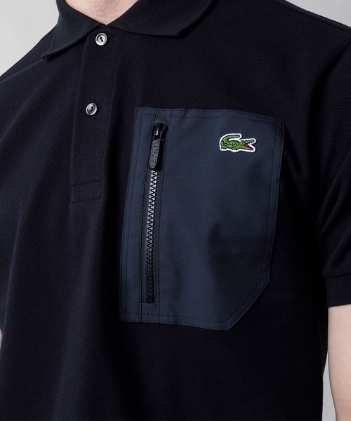 LACOSTE（ラコステ） 半袖ポロシャツ 3 ネイビー メンズ : ZOZOTOWN