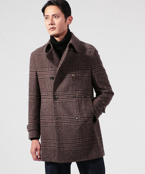 TOMORROWLAND（トゥモローランド） ピーコート 44 ブラウン メンズ