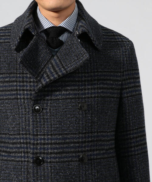 TOMORROWLAND（トゥモローランド） ピーコート 44 ブラウン メンズ