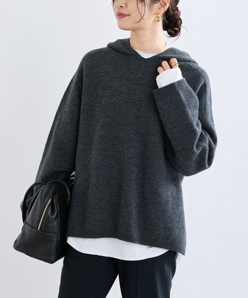 RIVE DROITE（リヴドロワ） ニット セーター 「フードがアクセントに