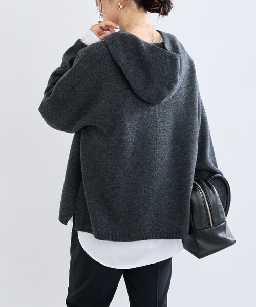 RIVE DROITE（リヴドロワ） ニット セーター 「フードがアクセントに