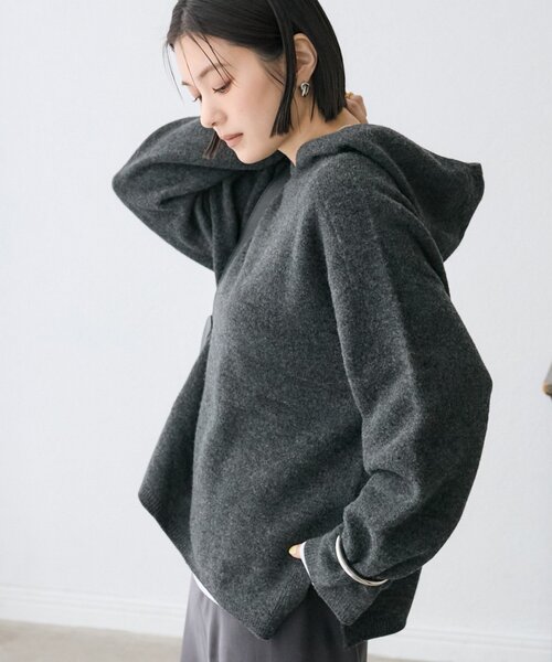 RIVE DROITE（リヴドロワ） ニット セーター 「フードがアクセントに