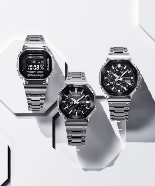 G-SHOCK 腕時計 フルメタルクロノグラフ / スマートフォンリンク GMC