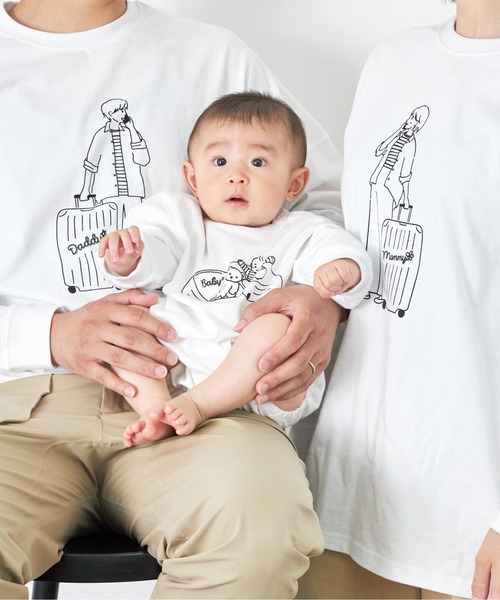 「MAKE YOUR DAY」 長袖Tシャツ M オフホワイト メンズ_画像3