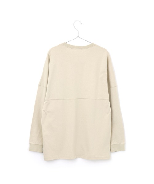 「MAKE YOUR DAY」 長袖Tシャツ M オフホワイト メンズ_画像4