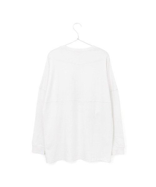 「MAKE YOUR DAY」 長袖Tシャツ M オフホワイト メンズ_画像7