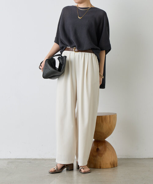 「Jena espace merveilleux」 半袖ニット FREE ブルー系その他 レディース_画像3