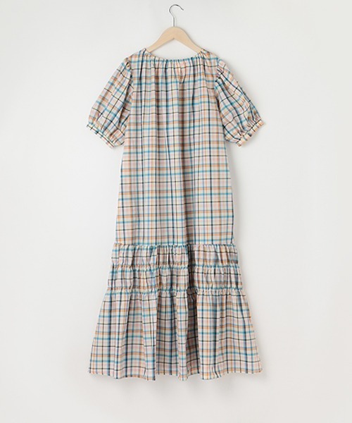 「petit main LIEN」 半袖ワンピース FREE ネイビー レディース_画像7