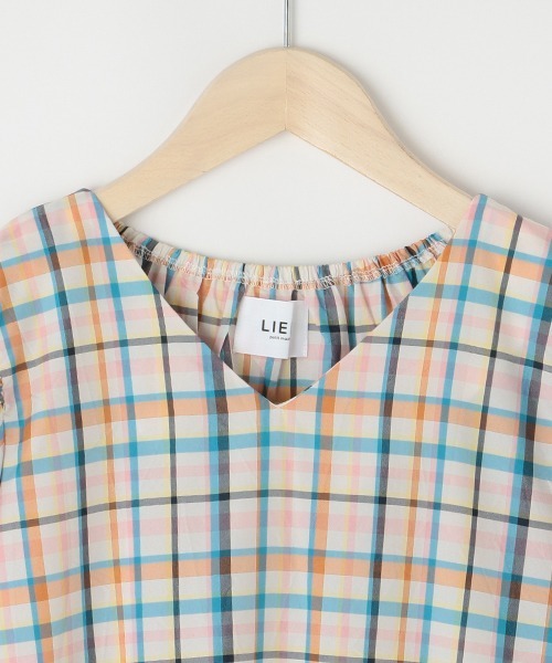 「petit main LIEN」 半袖ワンピース FREE ネイビー レディース_画像8