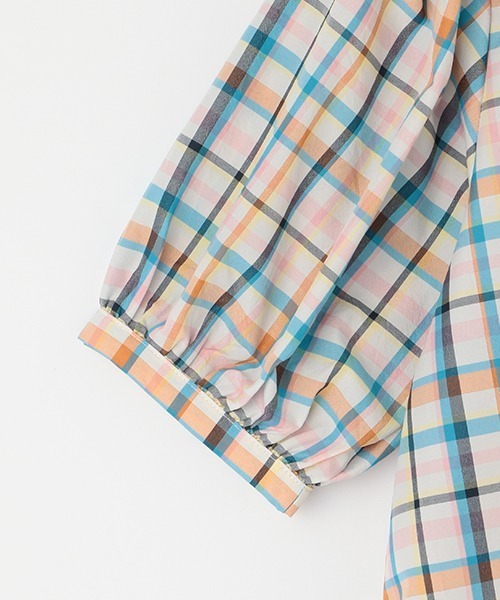 「petit main LIEN」 半袖ワンピース FREE ネイビー レディース_画像9