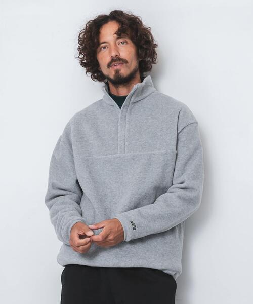 アーバンリサーチ サニーレーベル（URBAN RESEARCH SonnyLabel）/OOPS　リサイクルマイクロフリースハーフジップ URBAN RESEARCH Sonny Label OOPS リサイクルマイクロフリースハーフ