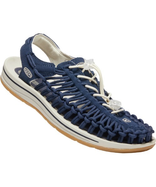「KEEN」 フラットサンダル 23.5cm ネイビー レディース_画像2