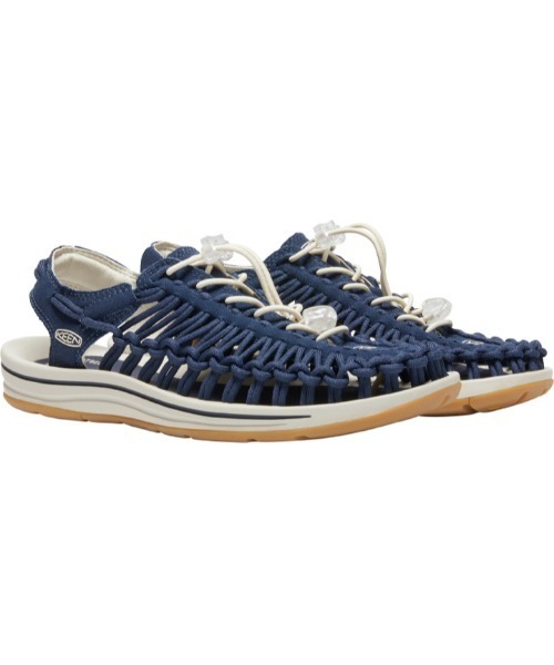 「KEEN」 フラットサンダル 23.5cm ネイビー レディース_画像3