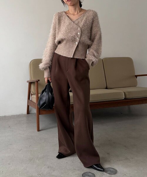 CAPRICIEUX LE'MAGE（カプリシューレマージュ） カーディガン フェザー