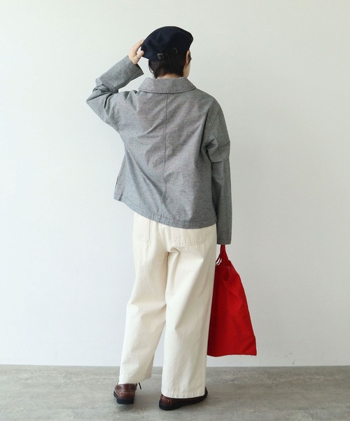 PAR ICI（パーリッシィ） コート アウター 先染めコットンネップ