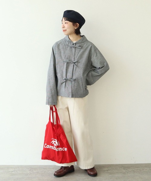 PAR ICI（パーリッシィ） コート アウター 先染めコットンネップ 