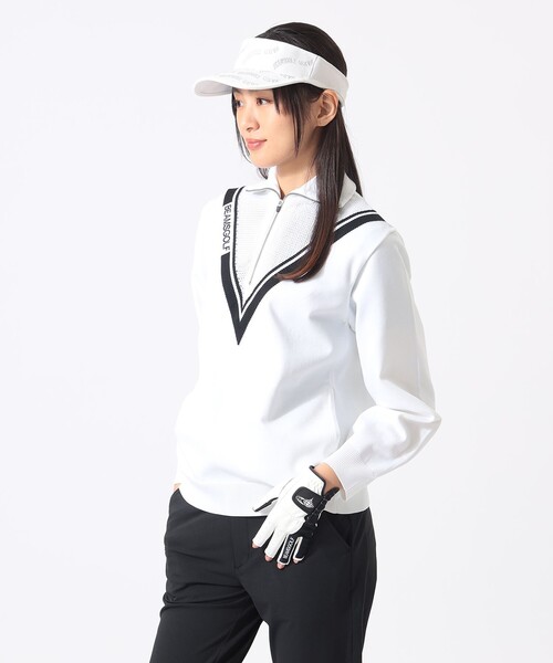 BEAMS GOLF 1W セーター M ホワイト BEAMS GOLF（ビームス ゴルフ） セーター ニット PURPLE LABEL