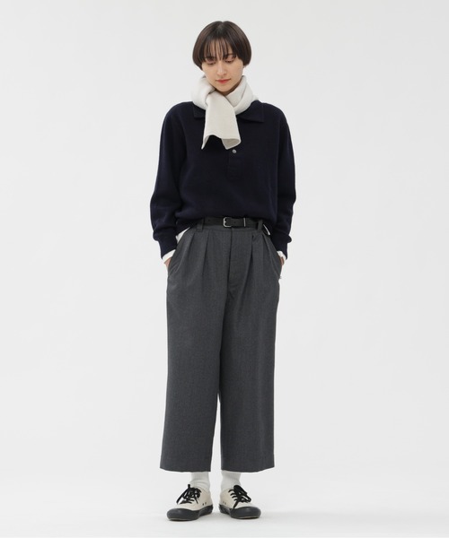 MHL.（エムエイチエル） ストール マフラー FELTED DRY WOOL