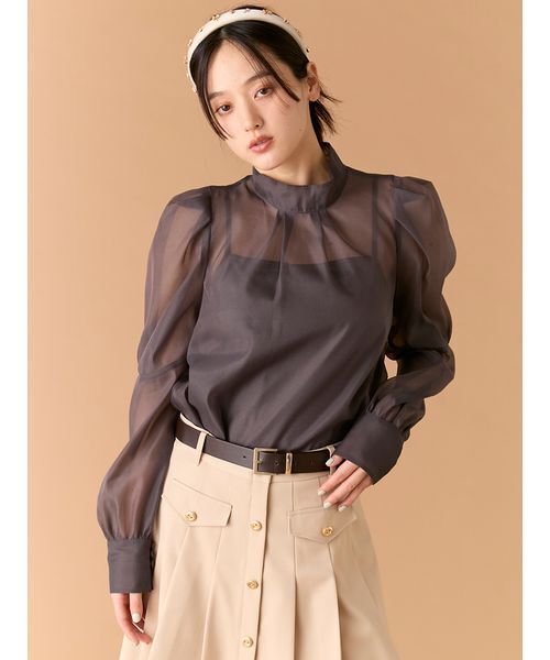 LILY BROWN（リリーブラウン） ブラウス シャツ ビックボウタイ