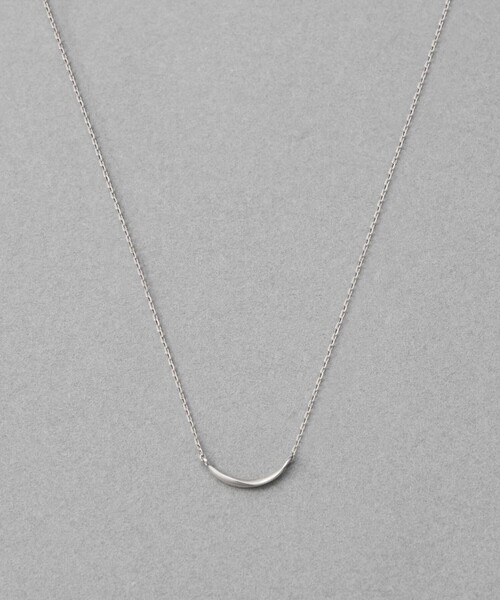 ete K10WG クレセントムーン ネックレス ete（エテ） ネックレス 「レイヤー」 K10WG クレセントムーン