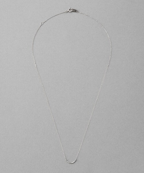 ete（エテ） ネックレス 「レイヤー」 K10WG クレセントムーン