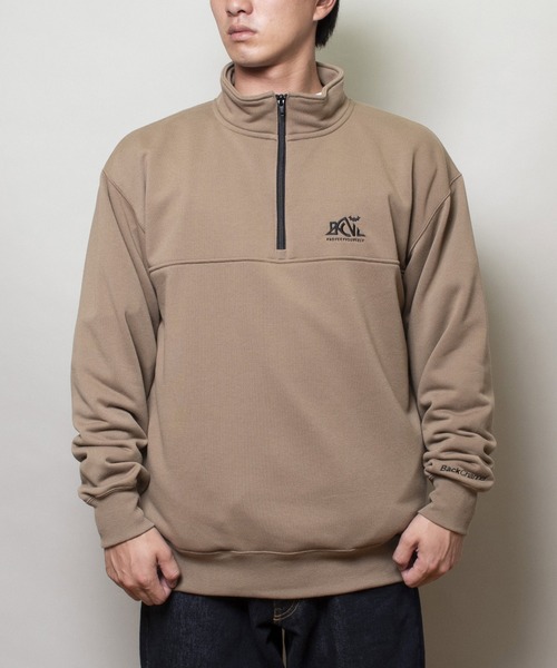 「Back Channel」 スウェットカットソー - ブラウン メンズ_画像7