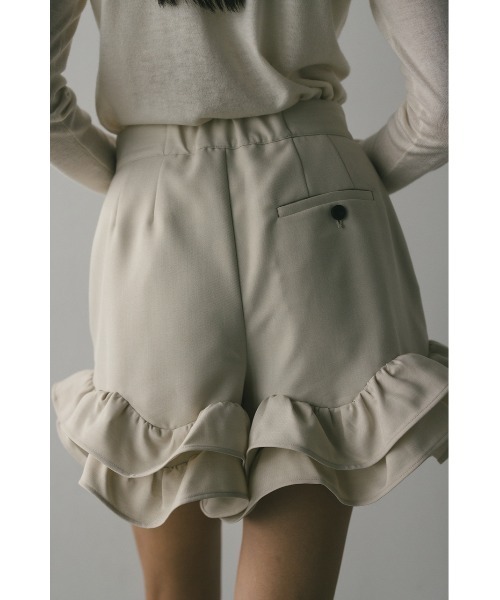 STYLEMIXER（スタイルミキサー） パンツ フリルヘムショートパンツ