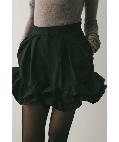 STYLEMIXER（スタイルミキサー） パンツ フリルヘムショートパンツ