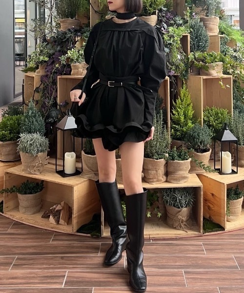 STYLEMIXER（スタイルミキサー） パンツ フリルヘムショートパンツ