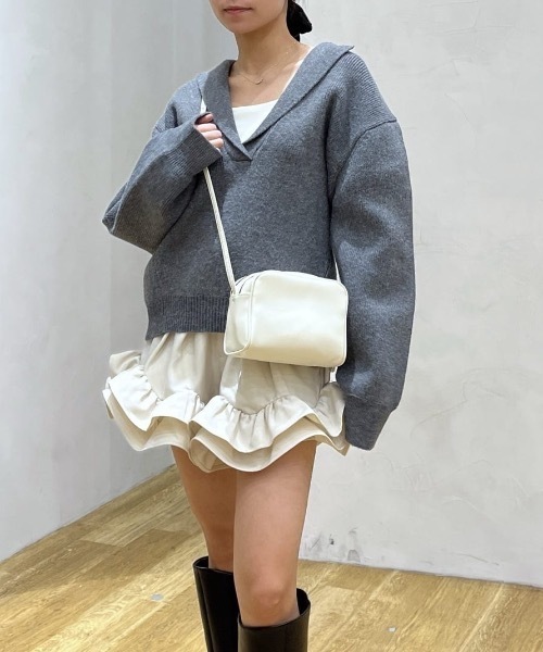 STYLEMIXER（スタイルミキサー） パンツ フリルヘムショートパンツ