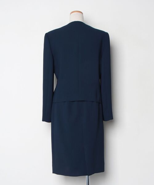 Ermenegildo Zegna ピエールカルダン シルクスーツ セットアップ pierre cardin（ピエール カルダン） スカートスーツ 9 ネイビー