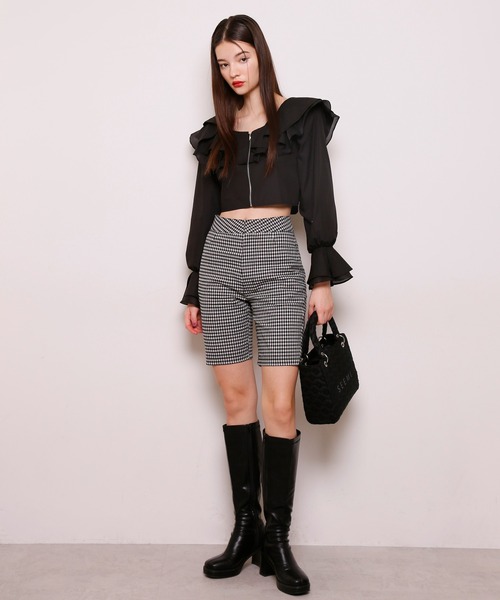 「Seemi. byNICECLAUP」 ハーフパンツ FREE ブラック レディース_画像7