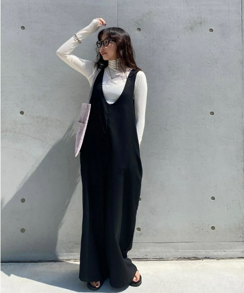 TODAYFUL 「TODAYFUL」 オーバーオール 36 ブラック レディース