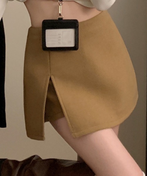 スカート ウールスリムパンツミニスカート : ZOZOTOWN Yahoo!店 - 通販