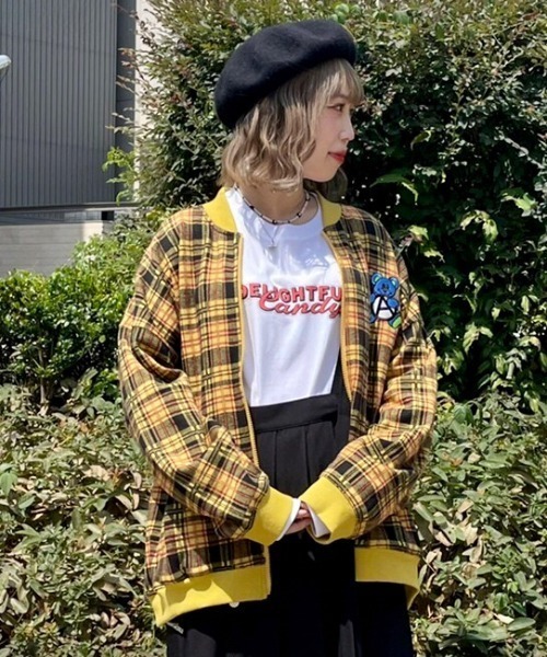 「Candy Stripper」 ジャージブルゾン 2 ブルー レディース_画像2