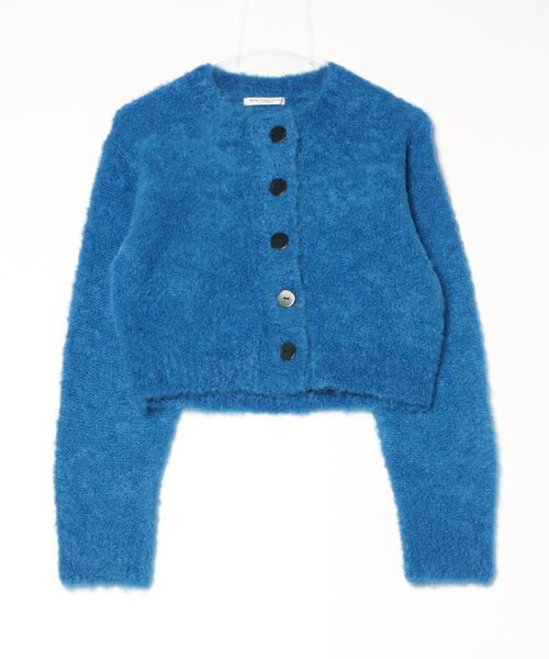 「BEAUTY&YOUTH UNITED ARROWS」 ニットカーディガン FREE ロイヤルブルー レディース