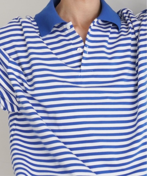 KAIKO（カイコー） ポロシャツ KAIKO Long sleeve border polo shirt