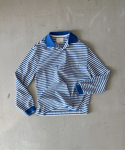 KAIKO（カイコー） ポロシャツ KAIKO Long sleeve border polo shirt