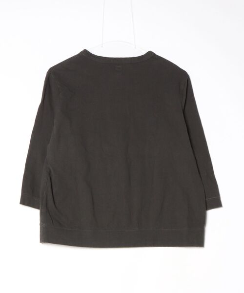 「DANA FANEUIL」 7分袖カットソー 2 グリーン レディース_画像2