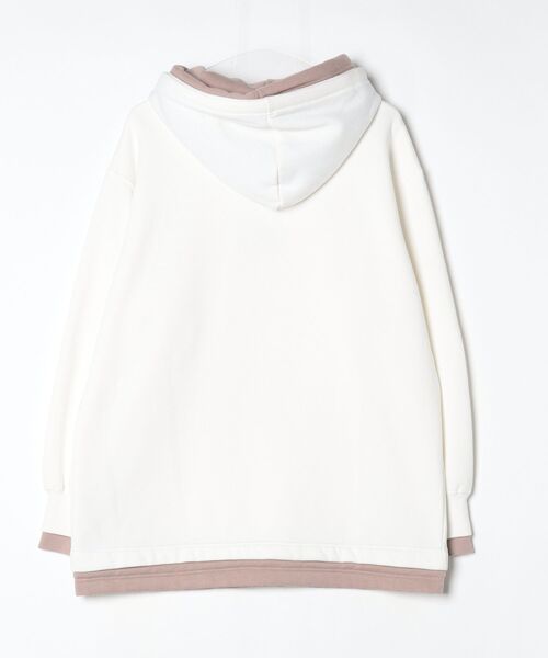 「Rady」 ワンポイントプルオーバーパーカー S ホワイト レディース_画像2