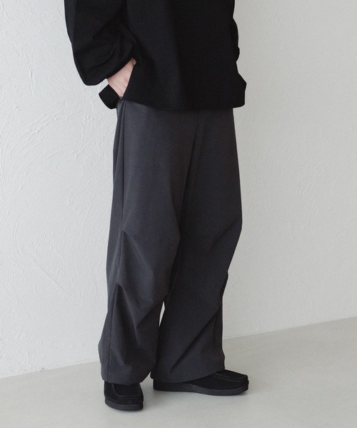 「epnok」 パンツ MEDIUM ブラック メンズ_画像2