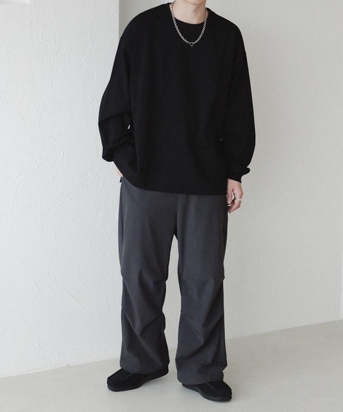 「epnok」 パンツ MEDIUM ブラック メンズ_画像6