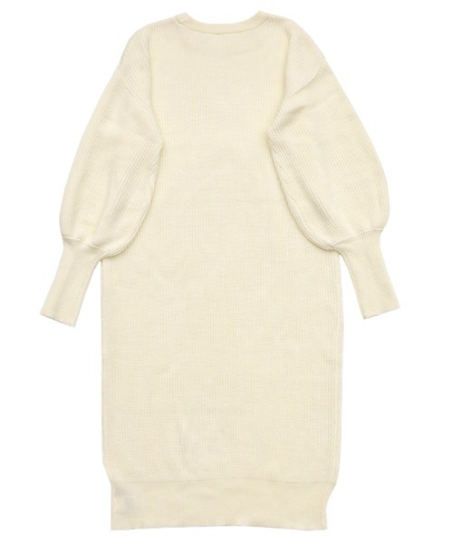 「select MOCA」 ニットワンピース MEDIUM アイボリー レディース_画像2