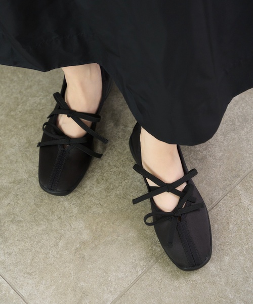 LE TALON（ル タロン） スニーカー 「追加」Lダブルリボンバレリーナ