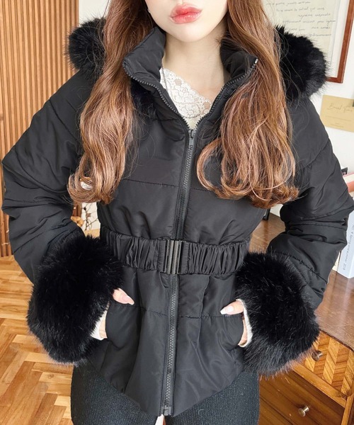 moment+ 中綿ブルゾン M ブラック レディース : ZOZOTOWN Yahoo!店