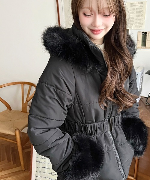 moment+ 中綿ブルゾン M ブラック レディース : ZOZOTOWN Yahoo!店